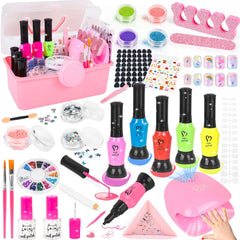 Set de esmaltes FUSPWEAO en 8 colores, seguro para uñas infantiles