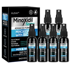 FUZYAT Minoxidil 5% en spray para crecimiento capilar.