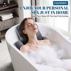 FVIOBUP almohada de baño cuello con soporte 3D para mayor comodidad