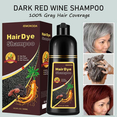 Fvquhvo 3 in 1 dye shampoo foaming for quick color and cleansing.