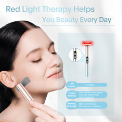 Bâton Fxtiaa lumière jaune pour le visage, réduit les rougeurs et offre douceur.
