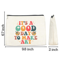 FYDHQSS bolsa maquillaje de dos caras, muestra estilo en cada viaje.