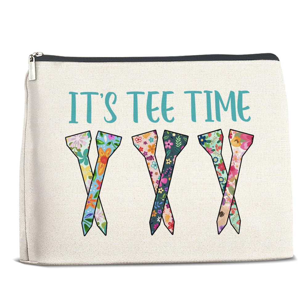 FYDHQSS bolsa de maquillaje para golf vista frontal, ideal para regalo