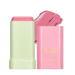 Barra rubor FYEBOO rosa tímido para mejillas con aspecto natural.