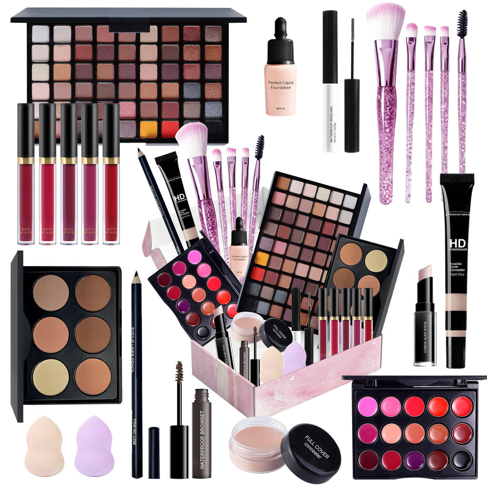 Fynqwor Maquillaje Kit: paleta de sombras para looks versátiles y duraderos.
