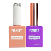 FZANEST base de gel de goma libre de HEMA y TPO para uñas fuertes.