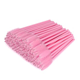 Cepillos desechables G2PLUS para pestañas rosa, ideal para separar pestañas con higiene