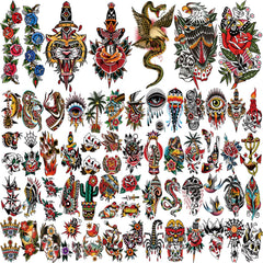 Gabizafia tatuajes temporales con ancla, ideales para playa o festivales