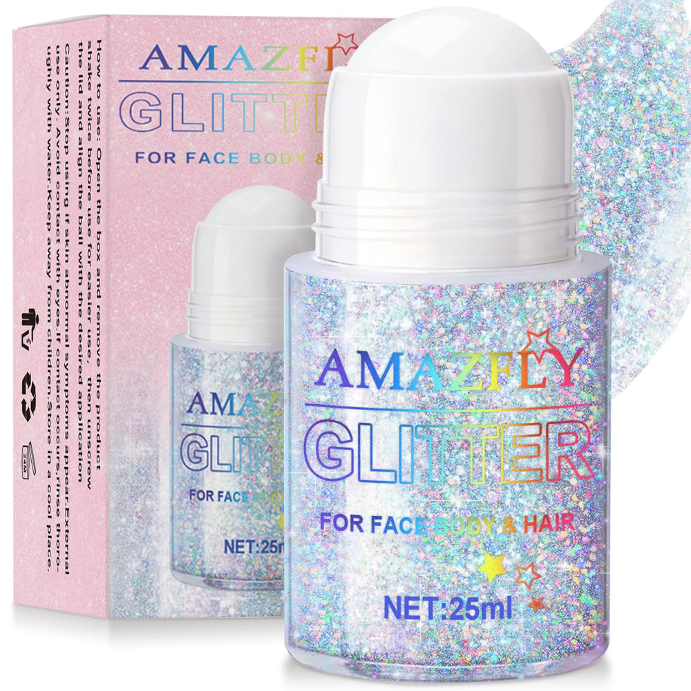 GADMLURY roll-on glitter gel: rostro y cabello, brillo uniforme para looks rápidos