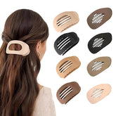 GANINMEETYI clip plano mate 8 piezas, sujeción estable para cabello grueso durante todo el día.