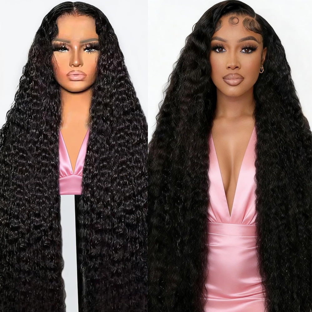 Gaoosi peluca onda profunda 13x6 para look natural y suave