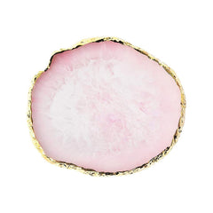 GAOSENLONK Paleta de resina para arte de uñas rosa, ideal para mezclar colores.