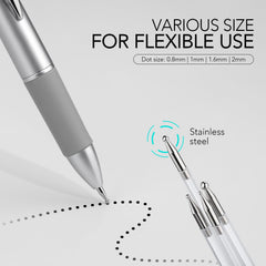 GAOY 4-en-1 puntas de dibujo para diseños detallados en uñas.
