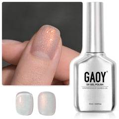 GAOY Shimmer Gel: botella brillante de agua clara para arte de uñas en casa