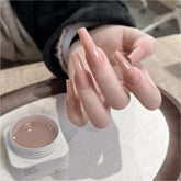 GAOY gel poligel cristal para extensiones de uñas, acabado natural y duradero