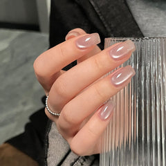 GAOY Efecto translúcido tono piel añade elegancia suave a la manicura