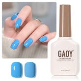 GAOY esmalte gel azul celeste 16 ml para manicura en casa.