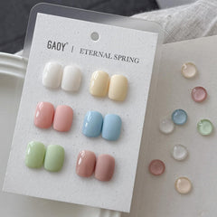 GAOY esmalte gel azul-verde-rosado para un acabado profesional en casa.
