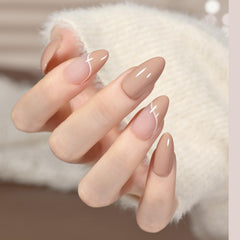 GAOY Esmalte Gel Beige suave para Uñas, acabado uniforme.