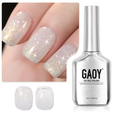 GAOY Esmalte gel jelly 16ml, acabado resplandeciente en casa.