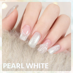 GAOY Esmalte gel con brillo translúcido: uñas con acabado suave y brillante.