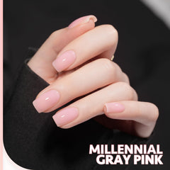 GAOY esmalte gel jelly rosa-lechoso para uñas, ideal para manicuras en casa.