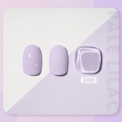 GAOY gel lila pastel, acabado brillante para manicura casera duradera