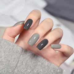 GAOY Esmalte Gel Marrón para Uñas, color cálido para temporada.