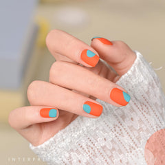 GAOY gel naranja 1460 curado con luz UV para secado rápido.