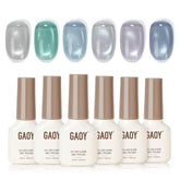 GAOY esmalte gel ojo de gato con imán Sea Splash, brillo intenso y duradero