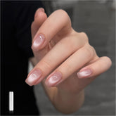 GAOY esmalte gel ojo de gato rosa; brillo deslumbrante para uñas.