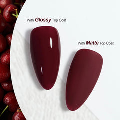 GAOY Esmalte Gel Rojo 1149 con acabado brillante para uñas