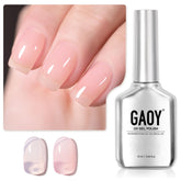 GAOY Esmalte gel translúcido 16 ml: acabado suave para uñas en casa.