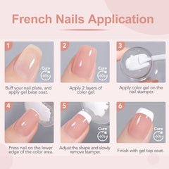 GAOY esmalte gel tono neutro para capas ajustables y acabado natural