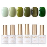 GAOY esmalte gel verde oscuro con efecto ojo de gato para acabado deslumbrante