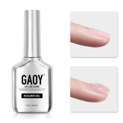 GAOY gel de construcción 16ml en botella para reforzar y extender uñas.