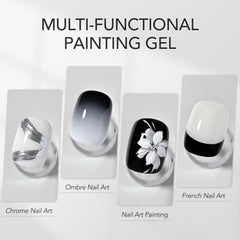 GAOY gel pintura para diseños florales precisos y de alto impacto.