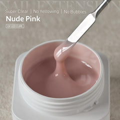GAOY gel poligel cristal Nude Pink 03 para manicura duradera