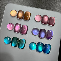 GAOY Glitter Cat Eye: gel para uñas con imán y efecto ojo de gato en casa