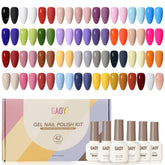 GAOY kit vernis gel 42 pièces – palette colorée pour manucure durable à domicile