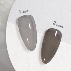 Gaoy Jelly Nude, muestra de color para tono neutro translúcido.