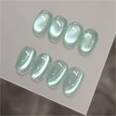 GAOY laca gel efecto ojo de gato azul con imán para patrones en casa.