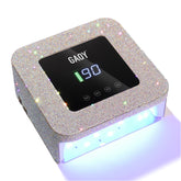 GAOY lámpara UV LED para uñas con estilo diamante, libertad sin cables para manicuras.