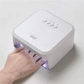 GAOY lampara UV para uñas gel, frente iluminado para secado rápido y uniforme.