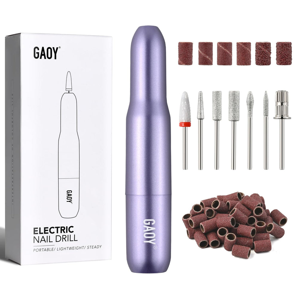 GAOY lima electrica para uñas acrilicas, precision y acabado suave.