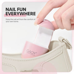 GAOY lámpara UV mini para uñas, espacio amplio para extensiones.