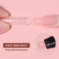 GAOY gel poligel 60 g, aplicación fácil para principiantes