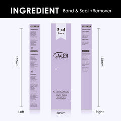 GAQQI Lash Bond y Seal: durabilidad de 48h para un estilo durante todo el día.