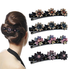 GAQWOK pinza de pelo con cristal brillante para un look elegante