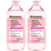 Garnier Agua Micelar Rosa y Glicerina en botella: limpieza suave y desmaquillante.